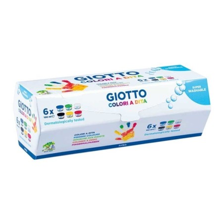 Conjunto de Digitinta Giotto Dita 5341-00 6x100ml