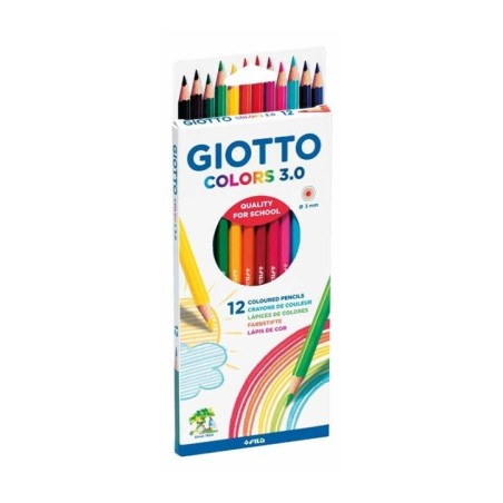 Lápis de Cor Giotto Colors 3.0 2766-00 Cx.12 unidades