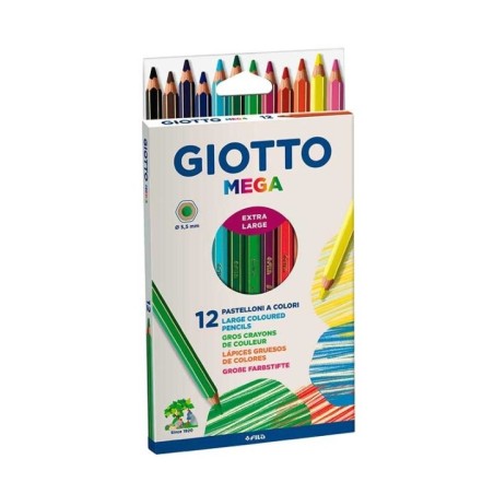 Lápis de Cor Giotto Mega 2256-00 Cx.12 unidades