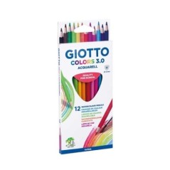 Lápis de Cor Giotto Colors 3.0 Acquarell 2771-00 Cx.12 unidades
