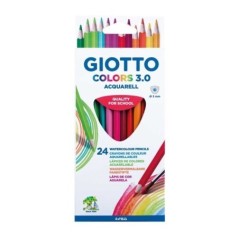 Lápis de Cor Giotto Colors 3.0 Acquarell 2772-00 Cx.24 unidades