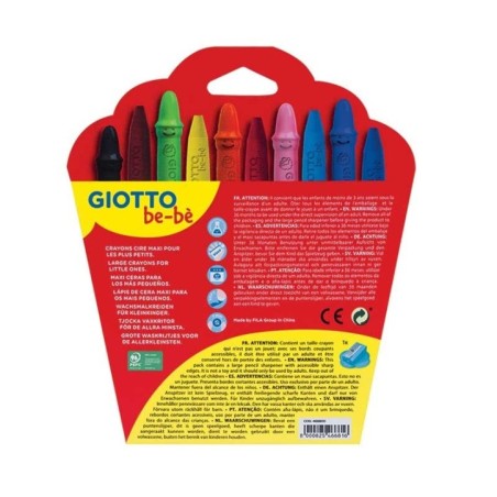 Lápis de Cera Giotto be-bè Super 4792-0000 Cx.10 unidades