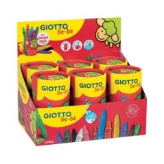 Lápis de Cera Giotto be-bè Super 4721-00 Copo 12 unidades
