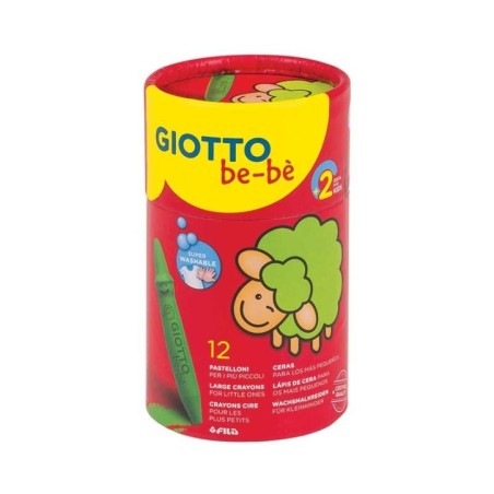 Lápis de Cera Giotto be-bè Super 4721-00 Copo 12 unidades