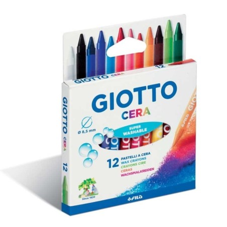 Lápis de Cera Giotto 2812-00 Cx.12 unidades