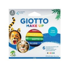 Lápis de Pintura Facial Giotto Make Up Classic Colours 4742-00 Cx.6