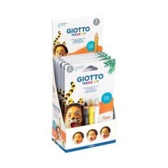 Lápis de Pintura Facial Giotto Make Up Cosmetic Tiger 4737-00 Cx.3