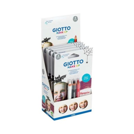 Lápis de Pintura Facial Giotto Make Up Cosmetic Vampire 4739-00 Cx.3
