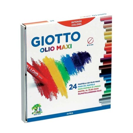 Pastel de Óleo Giotto Olio Maxi 2931-00 Cx.24 unidades