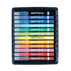 Marcador de Feltro Giotto Decor Textile 4949-0000 Cx.12 Sortido