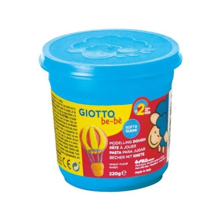 Pasta de Modelar Giotto be-bè Modelling Dough 4630-04 220g Azul Cyan
