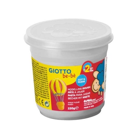Pasta de Modelar Giotto be-bè Modelling Dough 4630-08 220g Branco