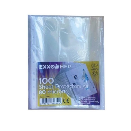 Bolsa Catálogo Exxo A4 34480 PP Liso 80µm Emb.100