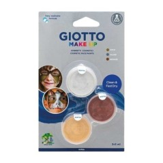 Pintura Facial Giotto Make Up Cosmetic Metallic 4755-00 Cx.3