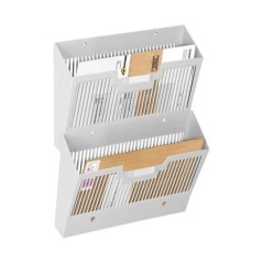Expositor Mural CEP 123F A4 PS Horizontal Cinzento