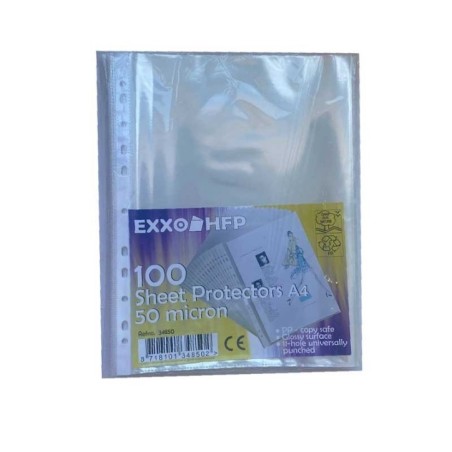 Bolsa Catálogo Exxo A4 34850 PP Liso 50µm Emb.100
