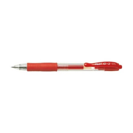 Esferográfica Pilot G-2 Gel Retráctil 0,5mm Vermelho