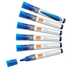 Marcador de Quadro Branco Nobo 1915378 Tinta Líquida Cx.10 Azul