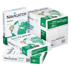 Papel Fotocópia A4 Navigator Universal 80g 5x500 Folhas Branco