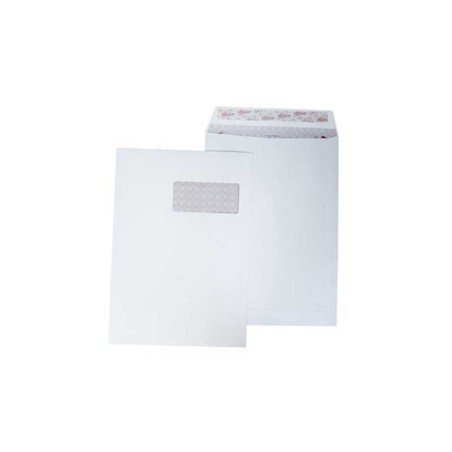 Envelope Saco Branco C4 229x324mm 90g Autodex c/ Janela Cx.250