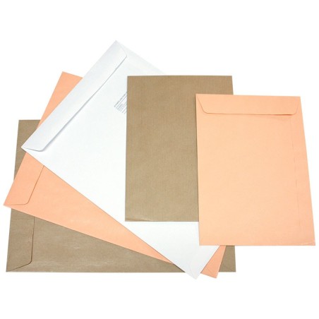 Envelope Saco Branco B5 176x250mm 90g Autodex Cx.250