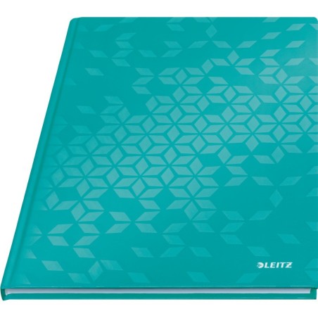 Notebook Leitz WOW 4625-12-51 A4 80 Folhas 90g Pautado Turquesa