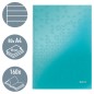 Notebook Leitz WOW 4625-12-51 A4 80 Folhas 90g Pautado Turquesa Notebook Leitz WOW 4625-12-51 A4 80 Folhas 90g Pautado Turquesa