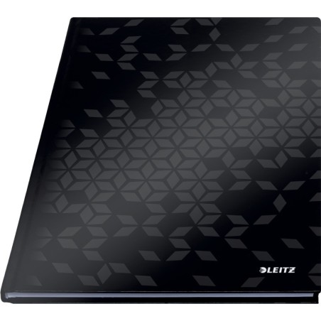 Notebook Leitz WOW 4625-12-95 A4 80 Folhas 90g Pautado Preto