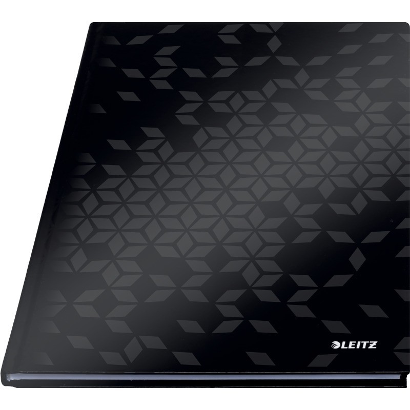Notebook Leitz WOW 4626-12-95 A4 80 Folhas 90g Quadriculado Preto Notebook Leitz WOW 4626-12-95 A4 80 Folhas 90g Quadriculado Preto