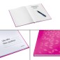 Notebook Leitz WOW 4627-12-23 A5 80 Folhas 90g Pautado Rosa Notebook Leitz WOW 4627-12-23 A5 80 Folhas 90g Pautado Rosa