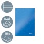 Notebook Leitz WOW 4627-12-36 A5 80 Folhas 90g Pautado Azul Notebook Leitz WOW 4627-12-36 A5 80 Folhas 90g Pautado Azul