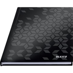 Notebook Leitz WOW 4627-12-95 A5 80 Folhas 90g Pautado Preto