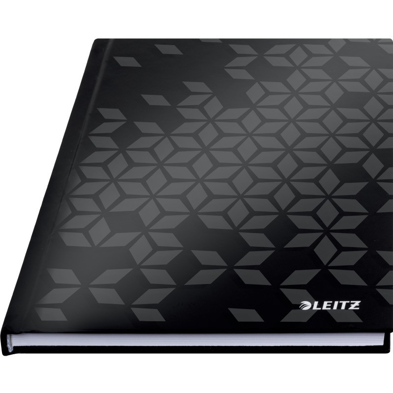 Notebook Leitz WOW 4627-12-95 A5 80 Folhas 90g Pautado Preto Notebook Leitz WOW 4627-12-95 A5 80 Folhas 90g Pautado Preto