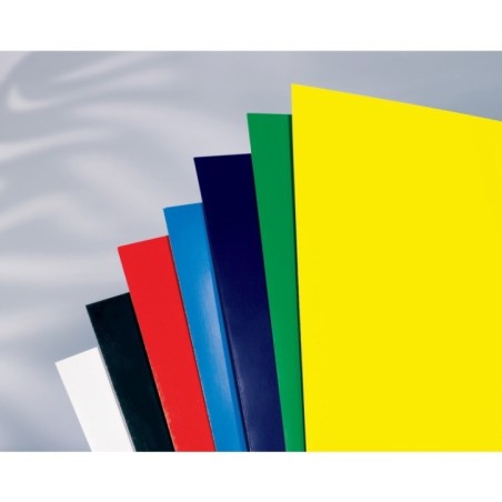 Capa de Encadernação GBC A4 250g HiGloss CE020020 Emb.100 Azul