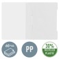 Capa Dossier Leitz Standard 4191-01-01 A4 PP Branco