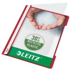 Capa Dossier Leitz Standard 4191-01-25 A4 PP Vermelho