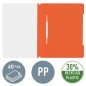 Capa Dossier Leitz Standard 4191-01-45 A4 PP Laranja