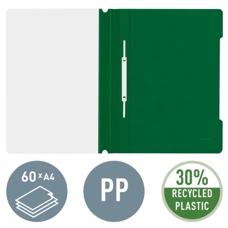 Capa Dossier Leitz Standard 4191-01-55 A4 PP Verde