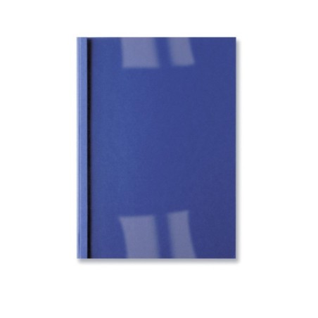 Capa de Encadernação GBC A4  3,0mm LeatherGrain IB451010 Emb.100 Azul