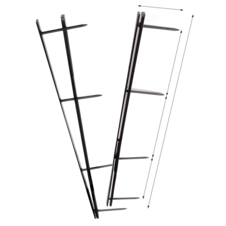 Pente de Encadernação GBC VeloBind A9741639 4 Furos Cx.25 Branco
