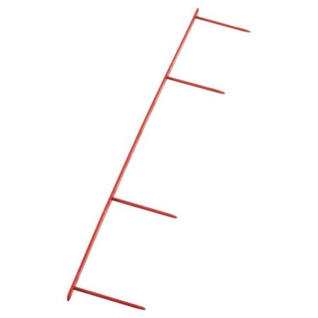 Pente de Encadernação GBC VeloBind A9741640 4 Furos Cx.25 Vermelho