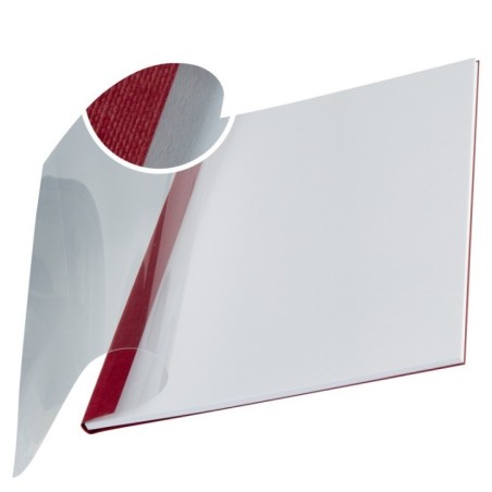Capa de Encadernação Leitz impressBIND Soft 7398-00-28 3,5mm Cx.10 Bordeaux