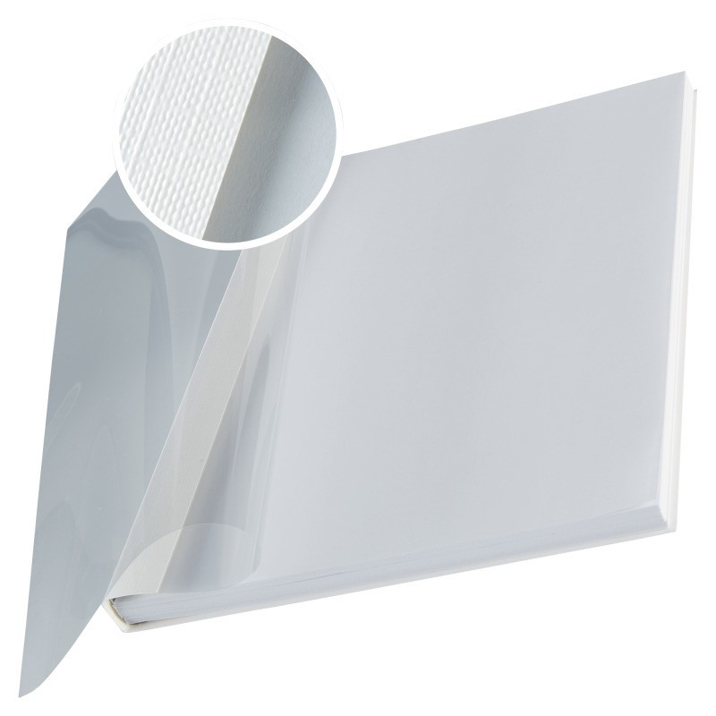 Capa de Encadernação Leitz impressBIND Soft 7415-00-01 14,0mm Cx.10 Branco