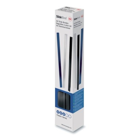 Baguete de Encadernação GBC 7mm A4 46005E Cx.25 Preto
