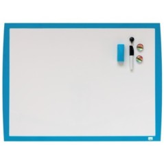 Quadro Nobo Home 43x58,5cm 2104176 Branco Moldura Azul
