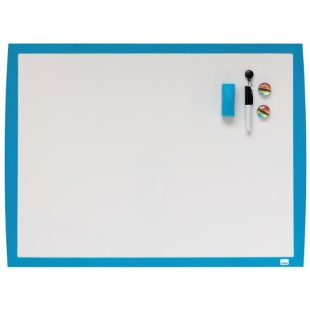 Quadro Nobo Home 43x58,5cm 2104176 Branco Moldura Azul