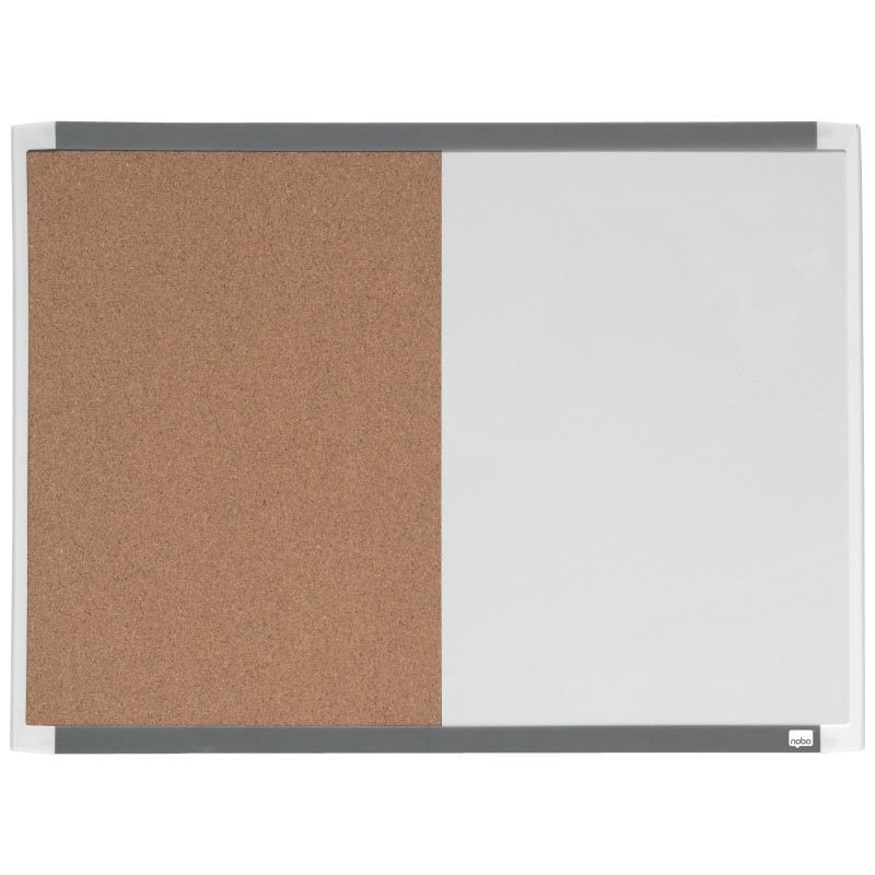 Quadro Combinado Nobo Home 43x58,5cm 1903784 Lacado Branco+Cortiça Quadro Combinado Nobo Home 43x58,5cm 1903784 Lacado Branco+Cortiça