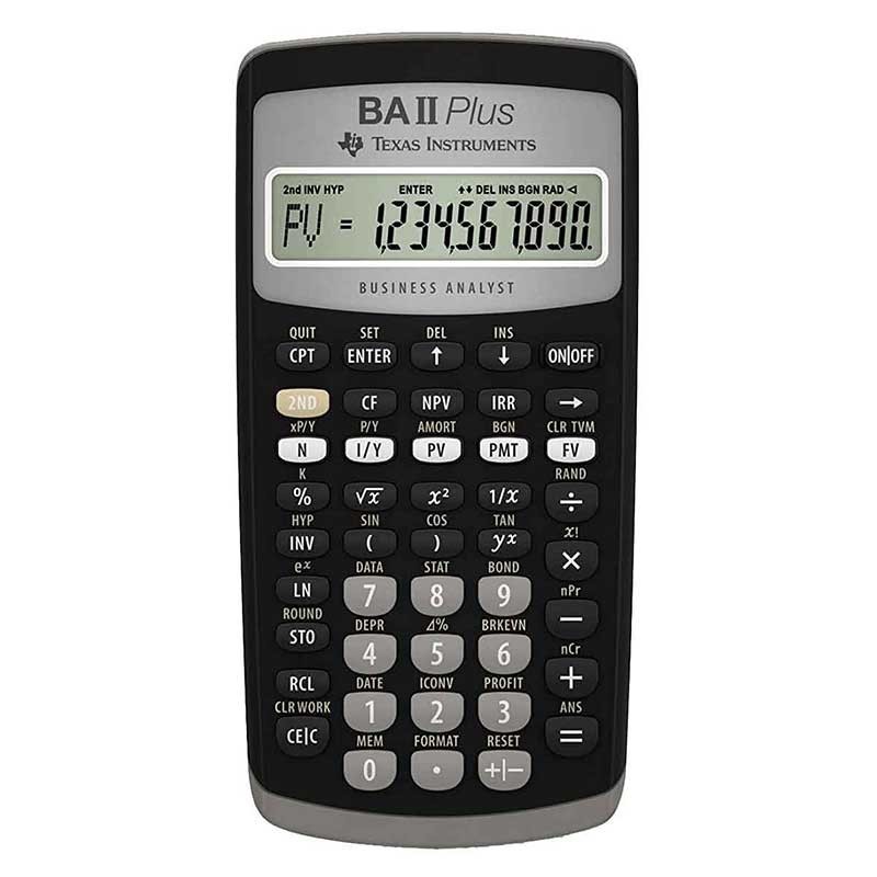Calculadora Financeira Texas Instruments BA II Plus