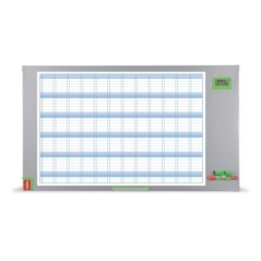 Quadro de Planeamento Nobo Performance Plus 1902234 60x104cm Anual Branco