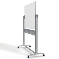 Quadro Móvel com Cavalete Nobo Glass  90x120cm 1903943 Branco